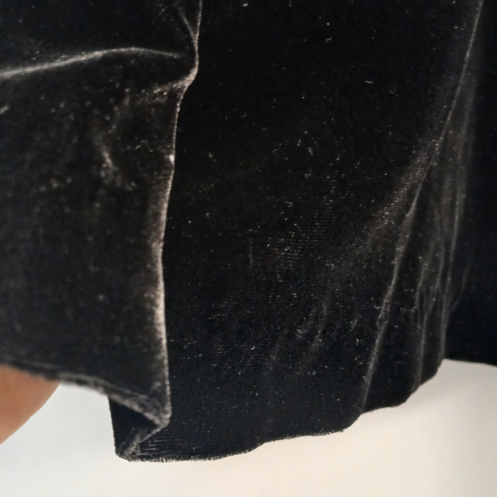 Black Velour Velvet V Neck Cami Tank Top 20 New! J. Crew - Picture 3 of 11